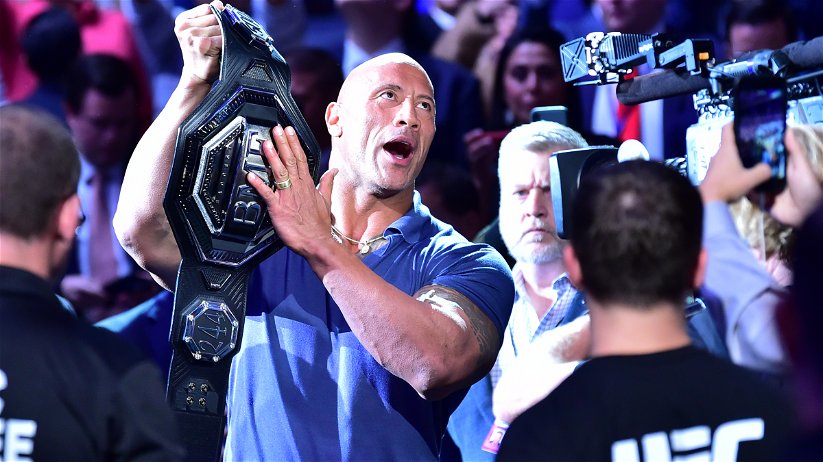 Is The Rock trying to rehab his image with gift house for UFC fighter?