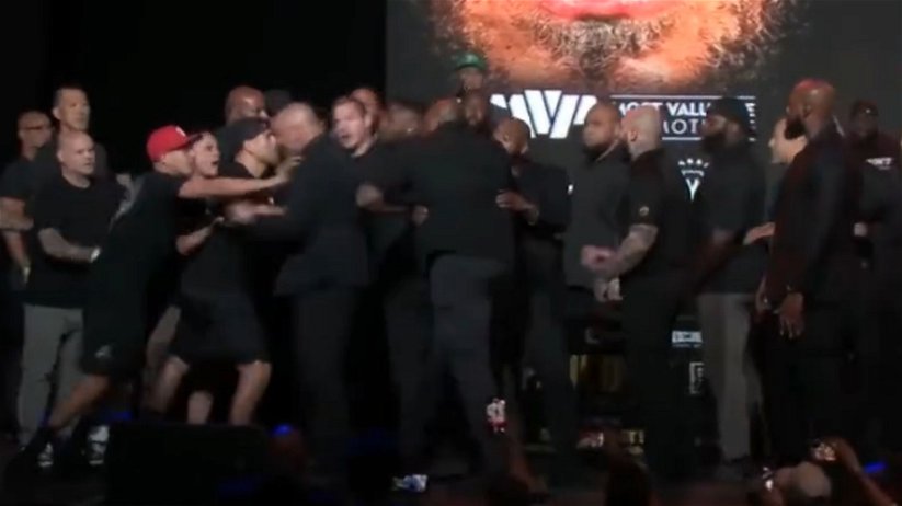 Absolute chaos erupts at Jake Paul vs. Nate Diaz press conference