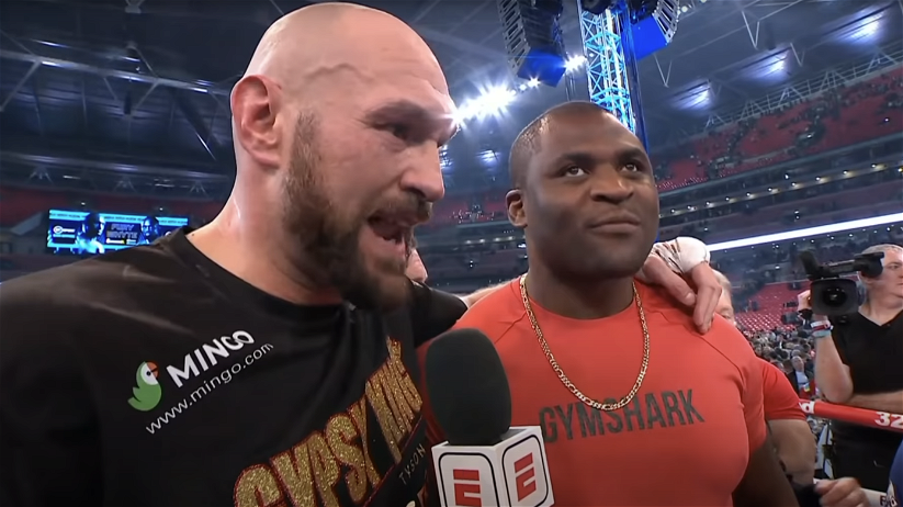 Francis Ngannou vs. Tyson Fury reportedly a done deal; Fury hints purse is 10-50x bigger than UFC