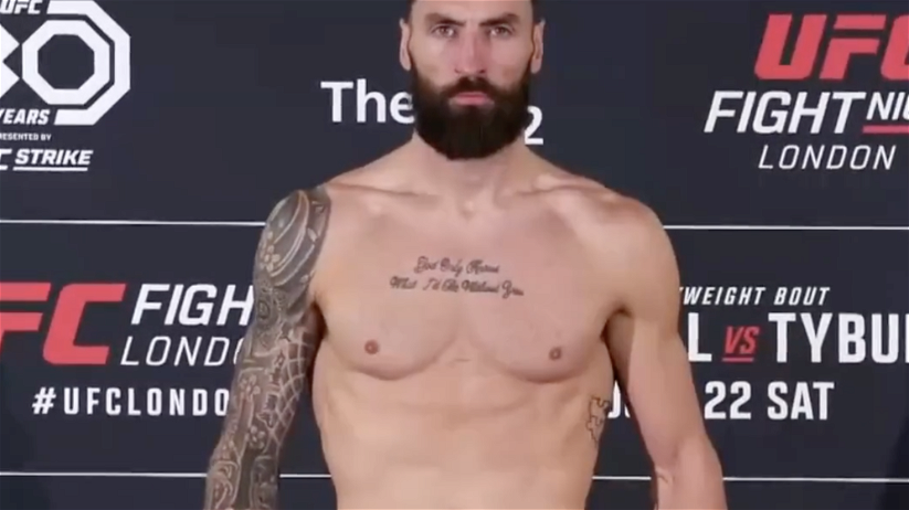 UFC London fighter looks emaciated at weigh-ins